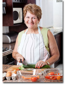 carer prepare meals elderly elder