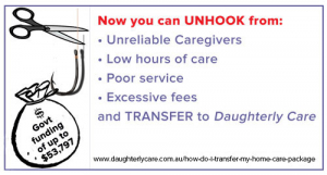 home care package transfer approved provider