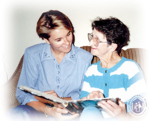 Daughterly Care Co-Founder Verlie and her Mother