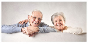 elderly couples stay together in their own house