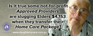 Home Care Package exit fee