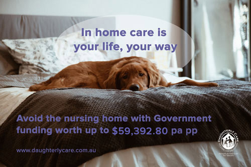 inhome in home care elder nursing aged cdc consumer directed care dementia northern beaches Consumer Directed Care Home Care Package home care package level 2 3 4